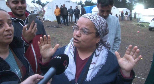 CHP lideri Kılıçdaroğluna Hatayda depremzedelerden tepki