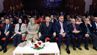 Cumhurbaşkanı Erdoğan: Sanatı belli kalıplara, belli dayatmalara hapseden ideolojik yaklaşımları kabul etmiyoruz