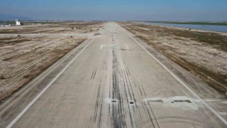 İGAnın onardığı Hatay Havalimanı pisti havadan görüntülendi