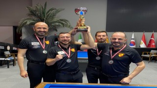 Göztepenin bilardo takımı Türkiye ikincisi oldu