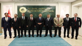 Kayseri OSB Yönetimi, Bakan Özhaseki’yi Ziyaret Etti