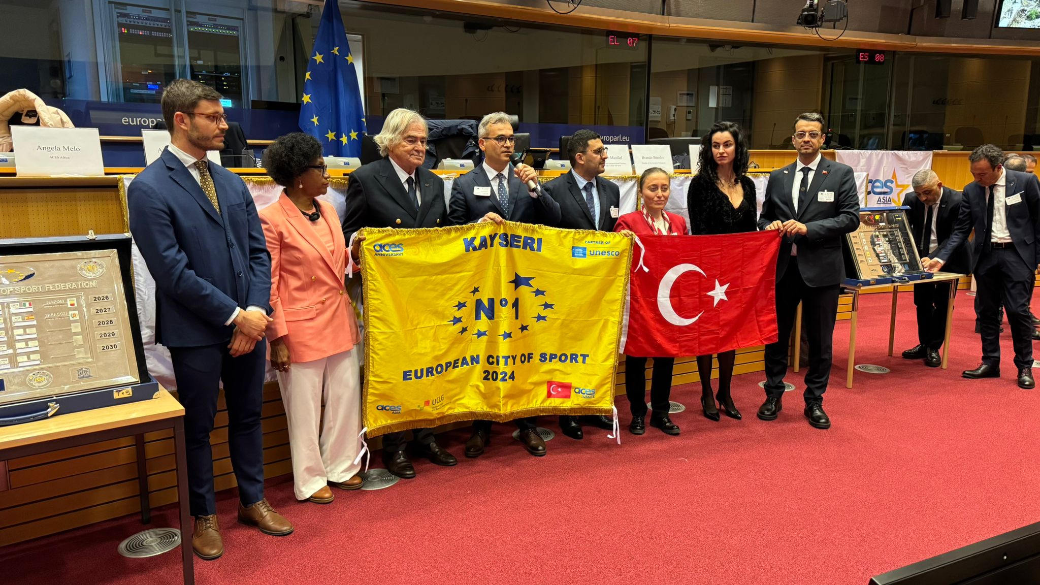 Kayseri Büyükşehir'e Avrupa'dan "Altın Bayrak" Ödülü