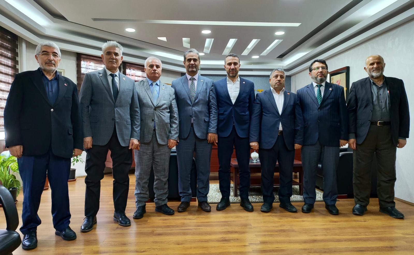 Saadet Partisi Kayseri İl Başkanı Erdal Altun, Yeniden Refah İl Başkanı Abdullah Turaç'ı Ağırladı