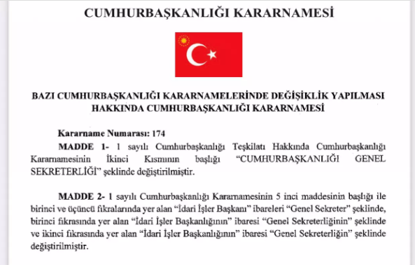 Cumhurbaşkanlığı Kararnamesi ile Kayseri'de Yeni Atamalar Gerçekleşti