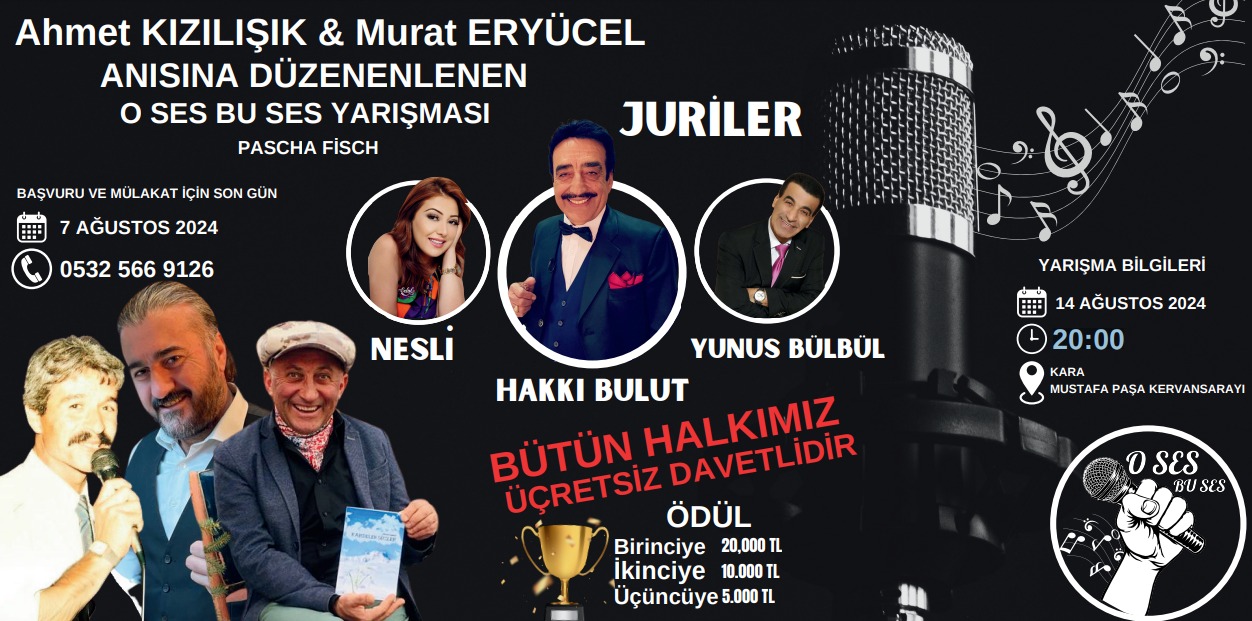 İncesu’da 'O Ses Bu Ses Yarışması' düzenlenecek