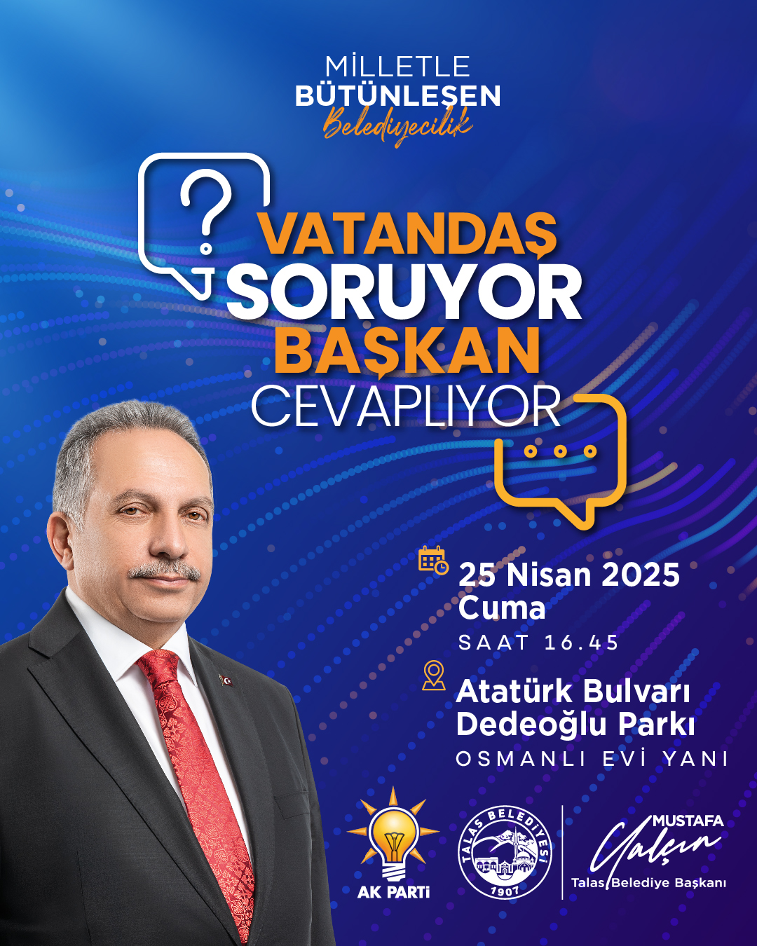 Talas’ta Katılımcı Yerel Yönetim Buluşmaları Devam Ediyor