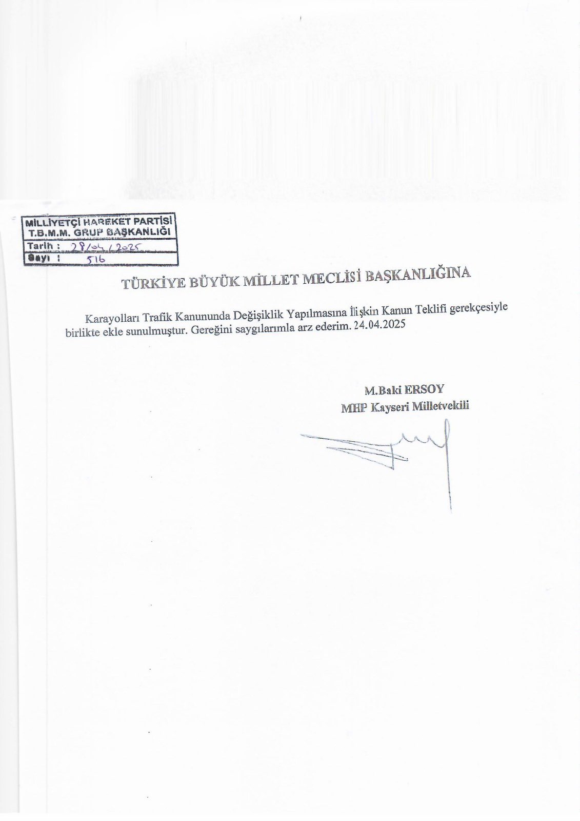 MHP'li Baki Ersoy'dan Önemli Kanun Teklifi: Ağır Araçlarda "Darbe Tamponu" Zorunlu Olacak