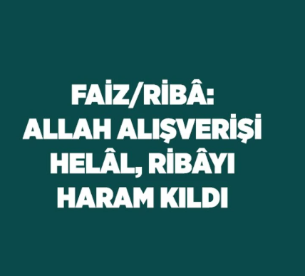 Faiz Haramdır