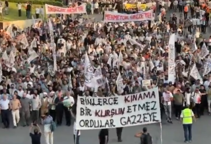 Ankara'da Gazze Yürüyüşü: Binlerce Kişi Erdoğan'a Somut Adım Çağrısında Bulundu