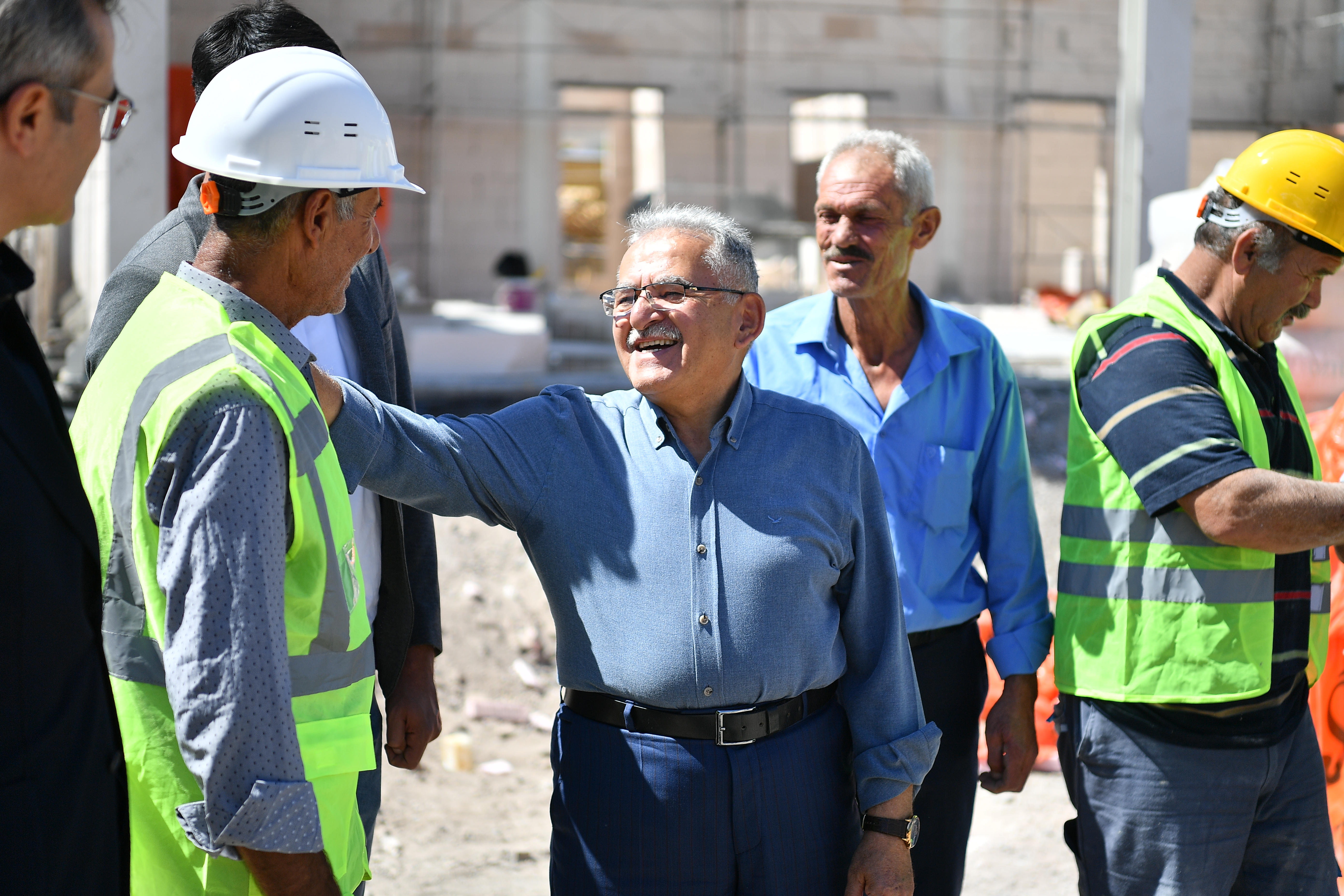 Kayseri Eğribucak'ta Yeni İtfaiye Binası İnşaatı Hızla İlerliyor