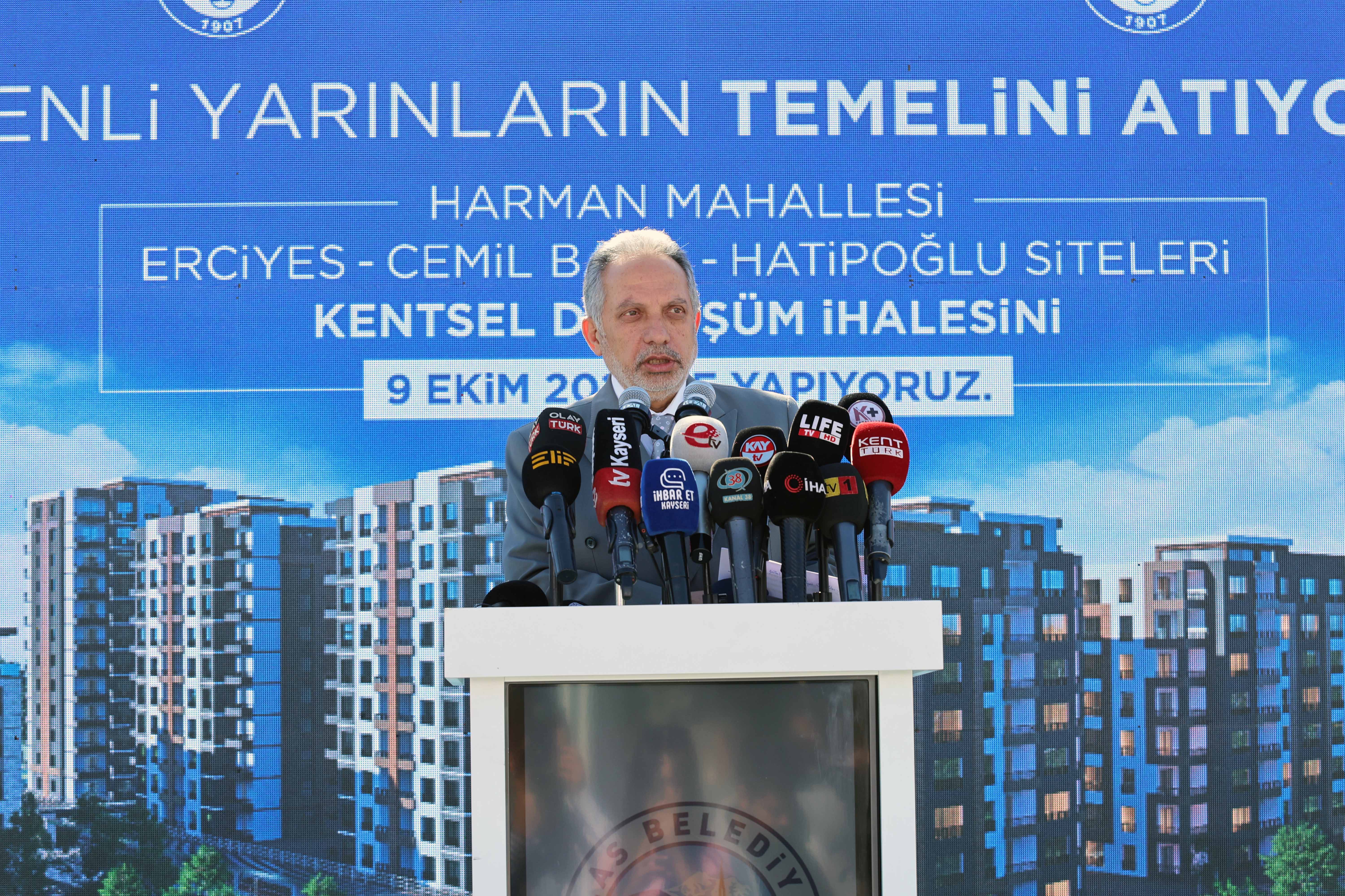 Talas'ta Kentsel Dönüşüm Projesi: 1,1 Milyar Lira ile Yeni Yaşam Alanları