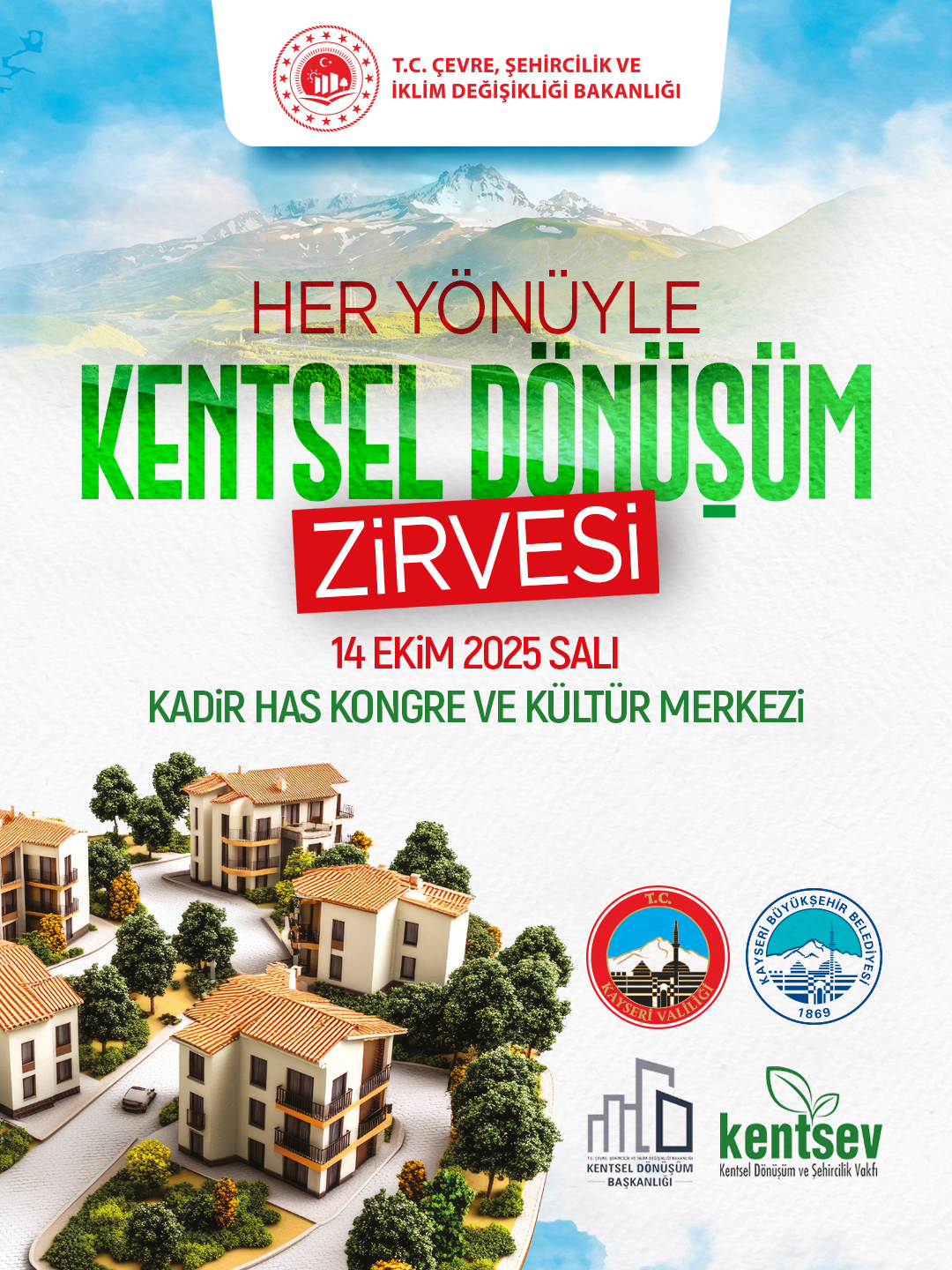 Kayseri'de Kentsel Dönüşüm Zirvesi: Şehirlerin Geleceği İçin Güçlü Bir Adım