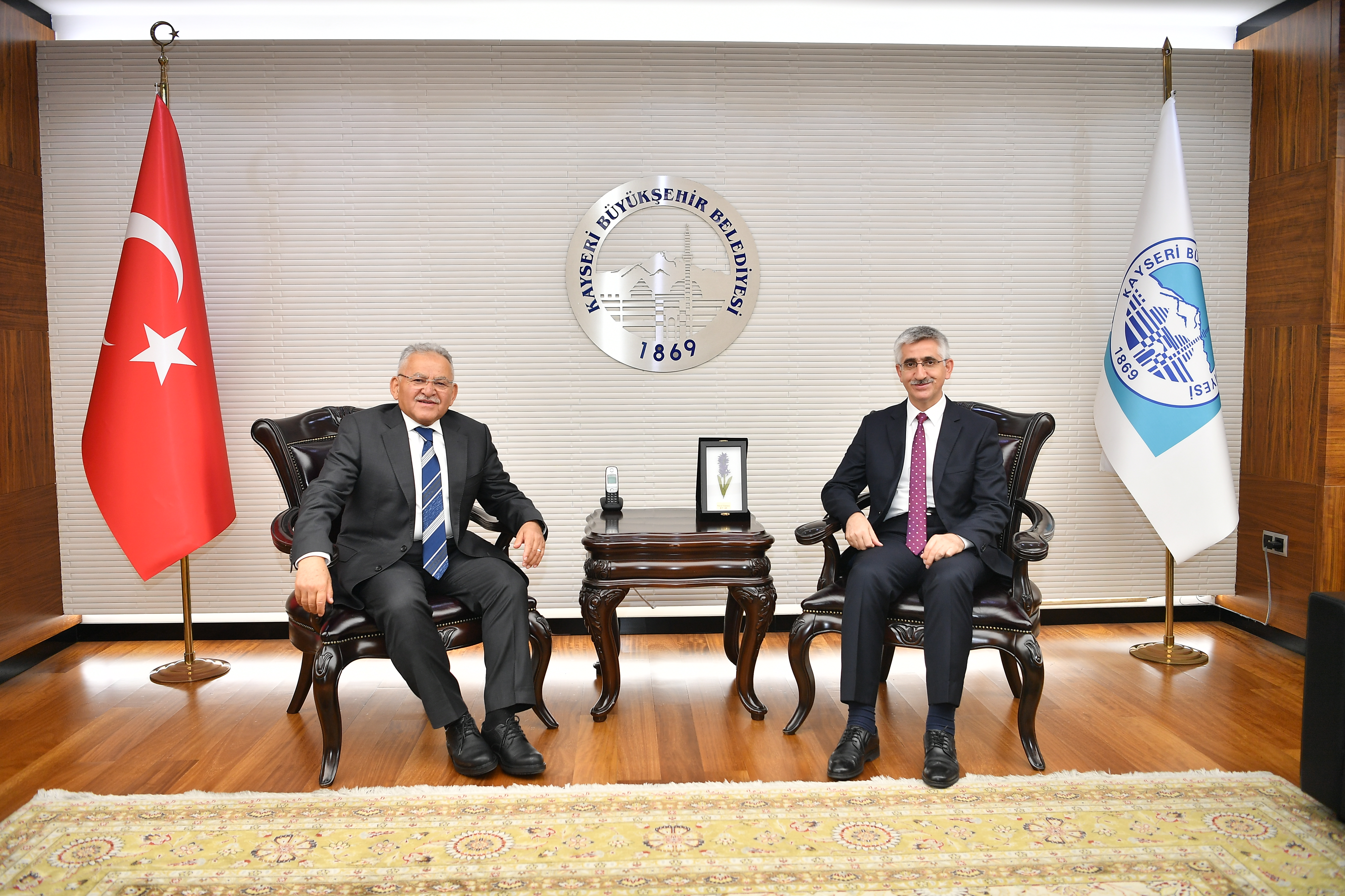Milli Eğitim Bakan Yardımcısı Yılmaz, Kayseri’de Başkan Büyükkılıç’ı Ziyaret Etti