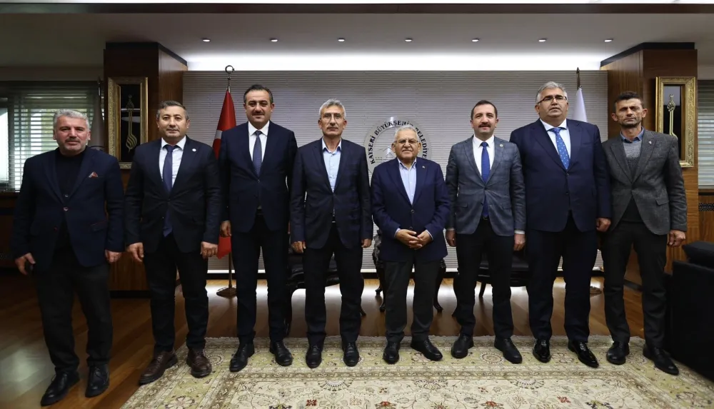 Başkan Büyükkılıç'a Komşu İl ve İlçelerden Ziyaretçi Akını