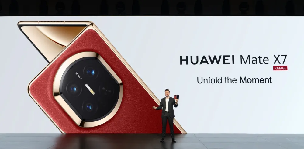 Huawei, Mate X7'yi Yenilikçi Ürünlerden Oluşan Yeni Bir Seriyle Birlikte Piyasaya Sürüyor 