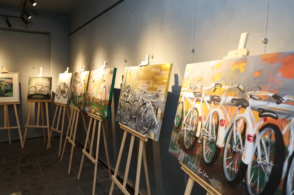 Talas'ta Bisikletin Sanat Yolculuğu Başladı