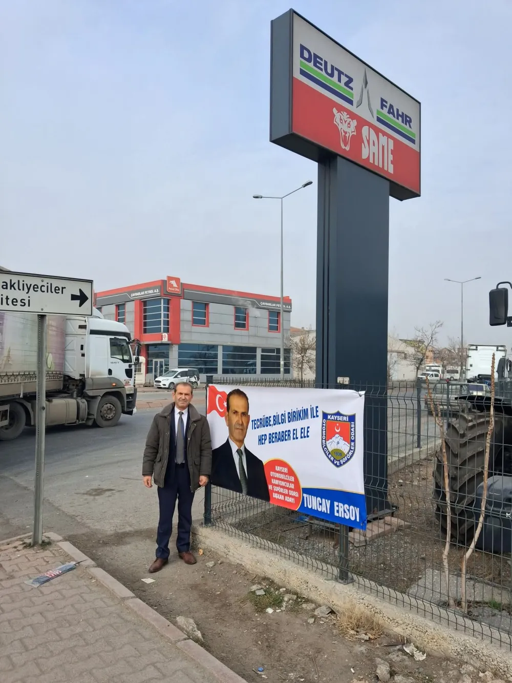 Kayseri Şoförler Odası’nın yeni başkanı Tuncay Ersoy oldu