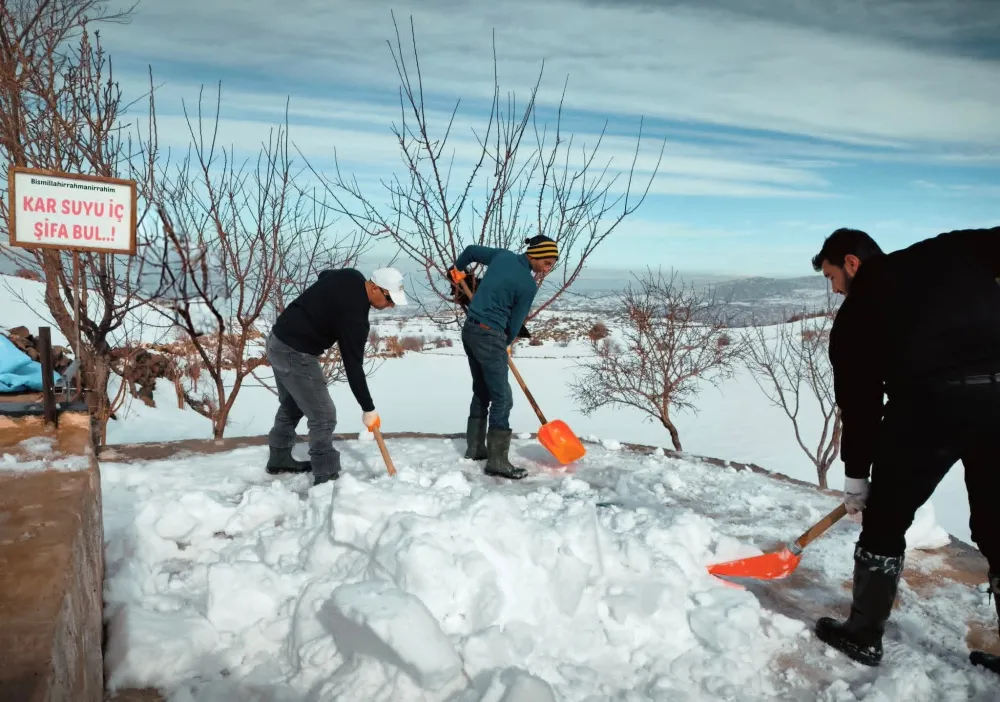 İncesu’da yoğun kar yağışıyla 500 yıllık gelenek sürdürülüyor