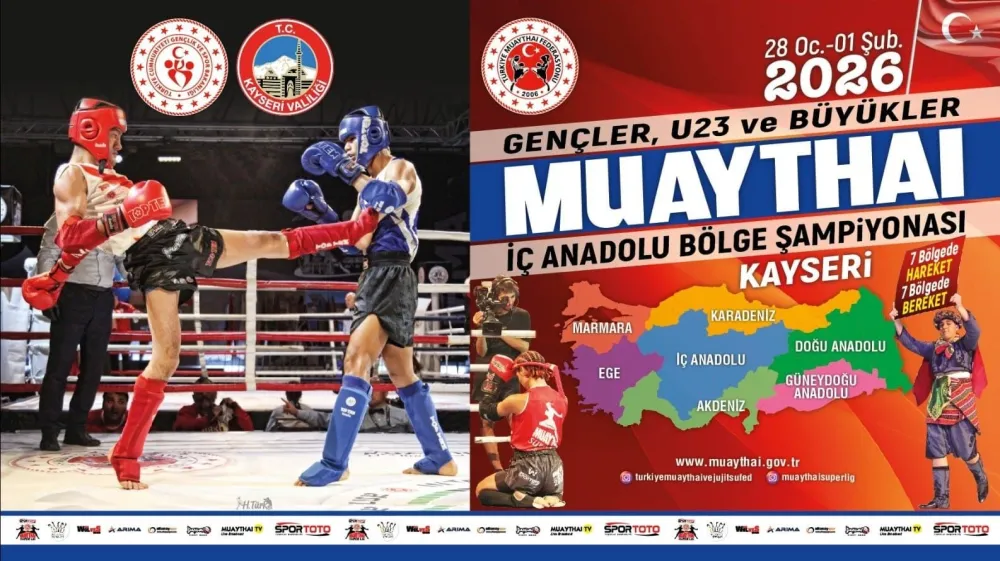 Muay Thai İç Anadolu Bölge Şampiyonası Kayseri’de düzenlenecek