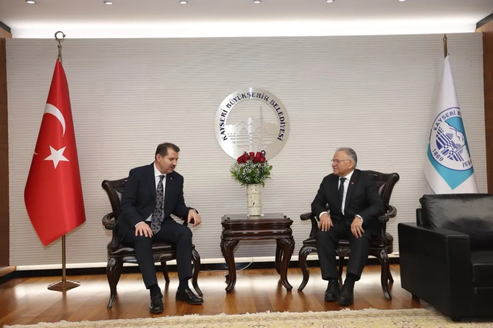 Milli Savunma Bakan Yardımcısı Ayhan’dan Başkan Büyükkılıç’a ziyaret