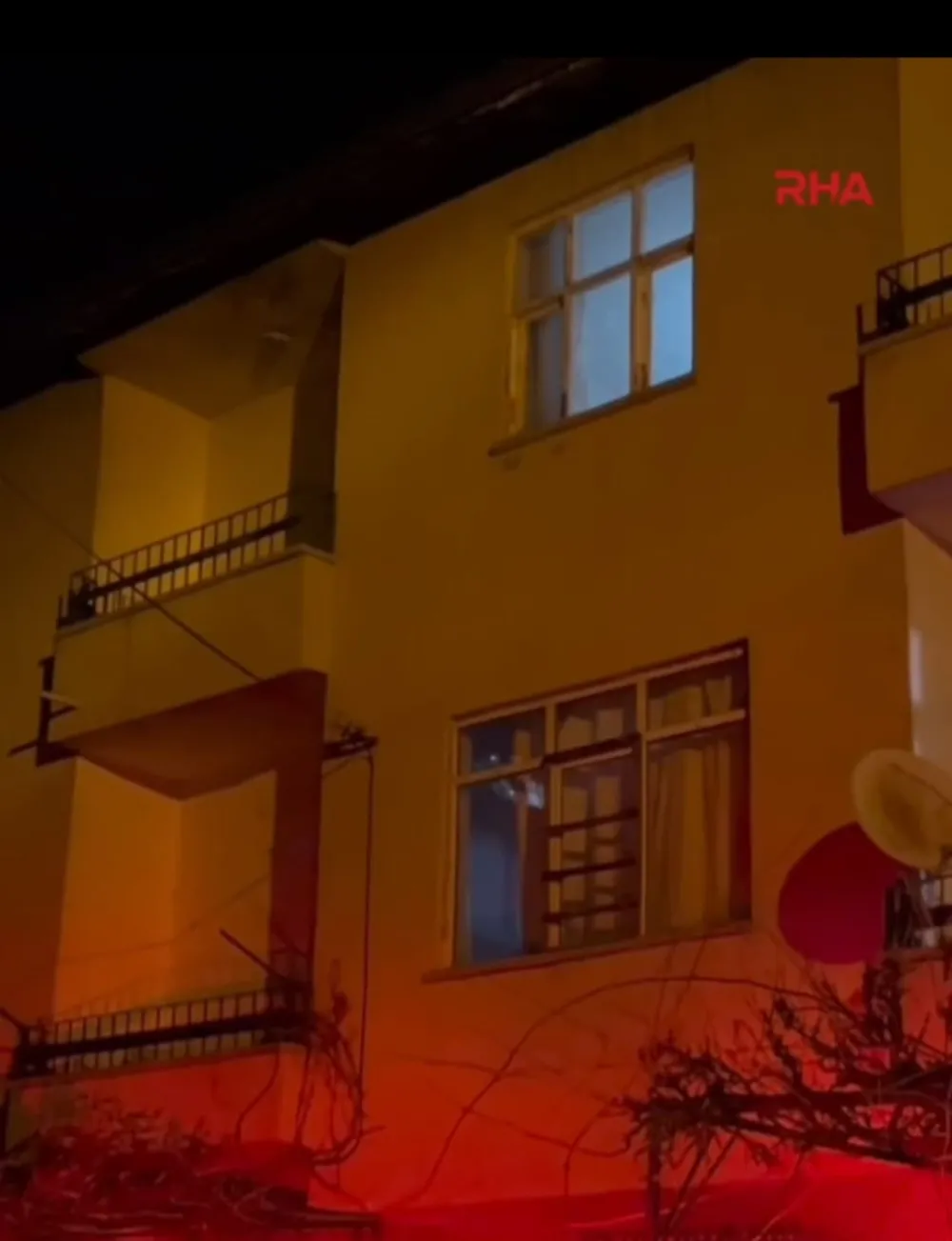 Kayseri'de 2 katlı ev kurşunlandı