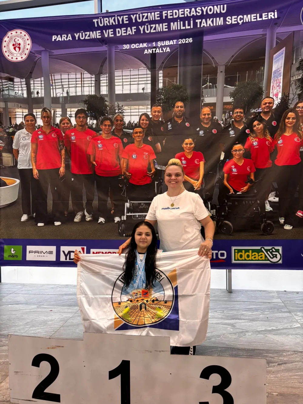 İncesu Belediyesi sporcusundan yüzme yarışlarında şampiyonluk