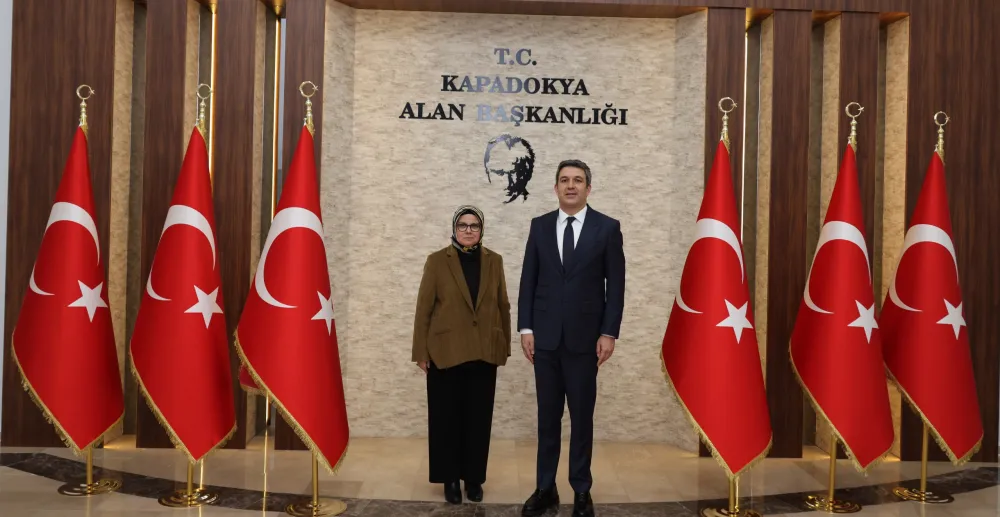 AK Parti Kayseri Milletvekili Böhürler’den Kapadokya Alan Başkanı Aslanbay’a ziyaret