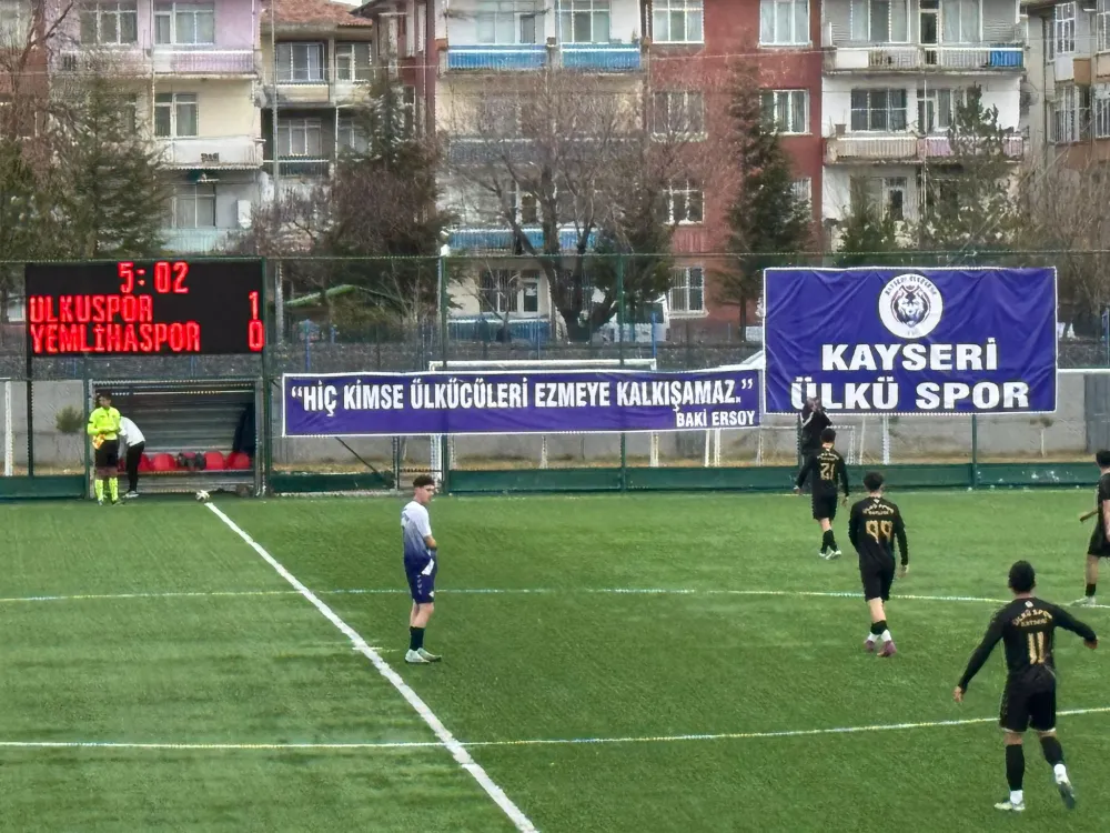 Kayseri Ülküspor, 12-0'lık galibiyetle şampiyon oldu