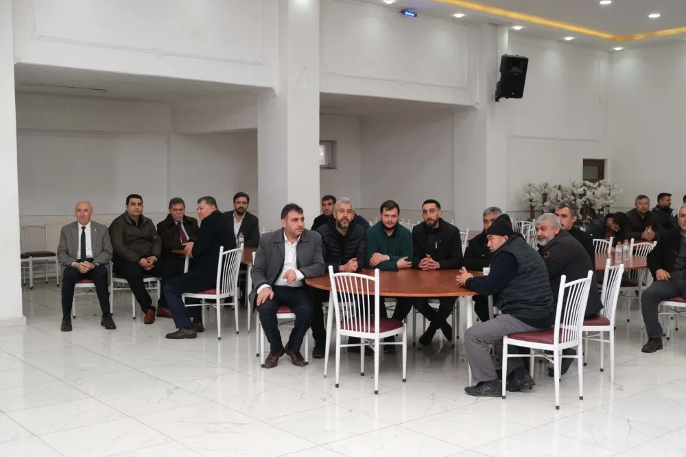 Pınarbaşı Şoförler Odası’nda Cevdet Uslu güven tazeledi