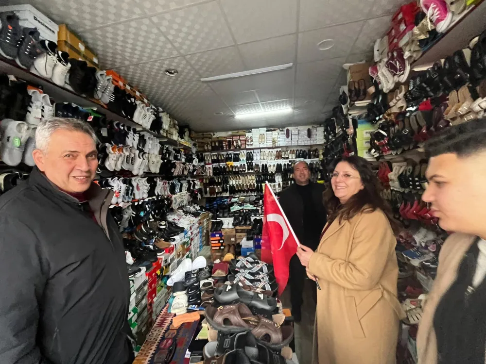 CHP İl Başkanı Özer’den Yahyalı’da esnaf ziyareti