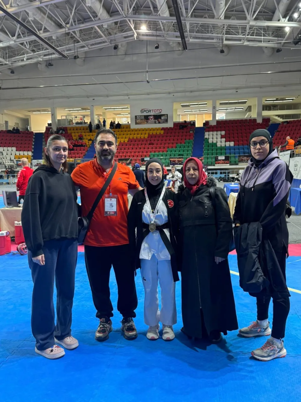 İş kazasında 2 kolunu kaybeden Sevim, tekvandoda Türkiye şampiyonu oldu