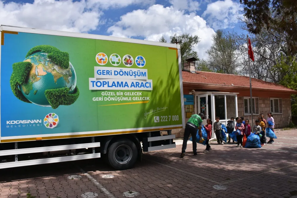 Kocasinan’dan okullar arası ödüllü atık toplama yarışması