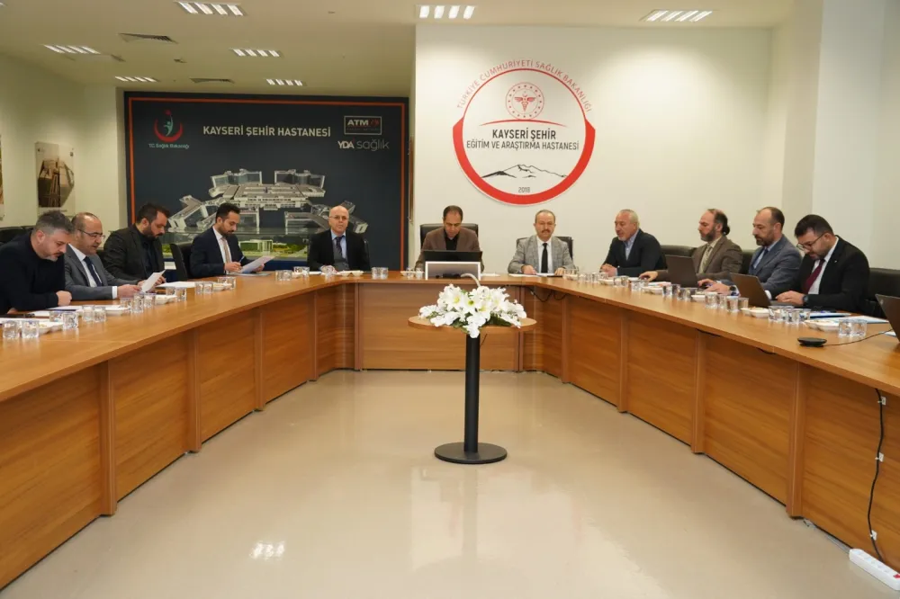 Kayseri Şehir Hastanesi'nde koordinasyon kurulu toplantısı
