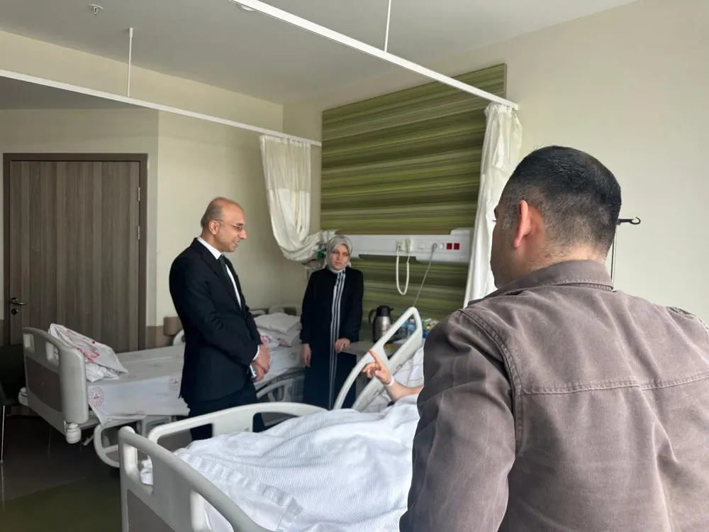 CHP'li Genç'ten operasyonda yaralanan polis memuruna ziyaret