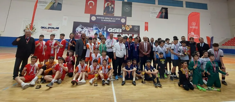 Okul Sporları Futsal Yıldızlar İl Birinciliği müsabakaları sona erdi
