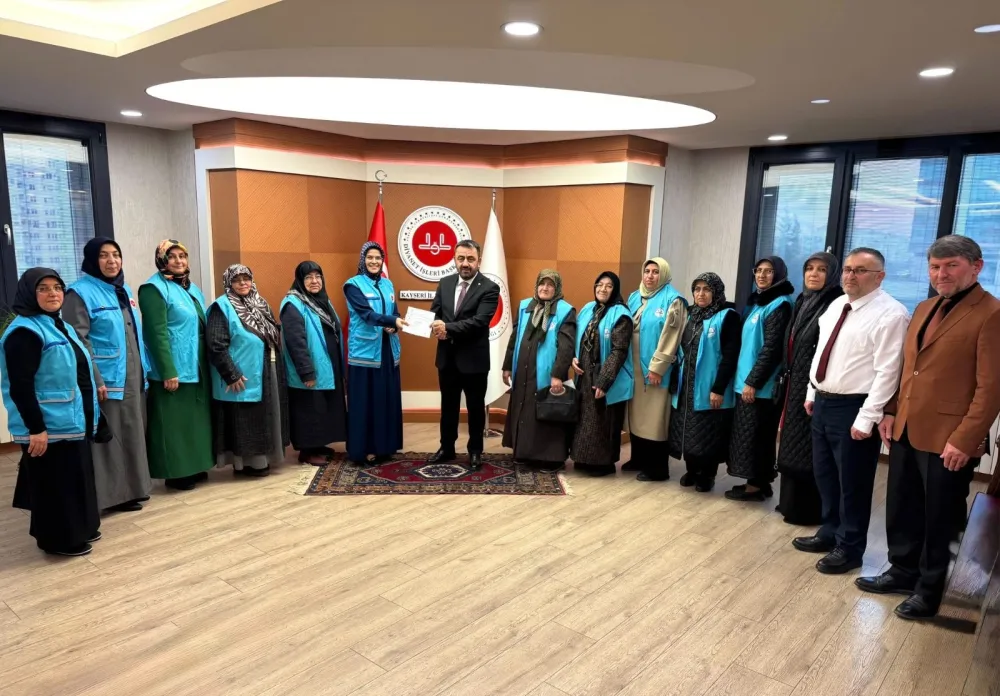 TDV Kayseri Kadın Kolları’ndan Gazze’ye mantılı destek