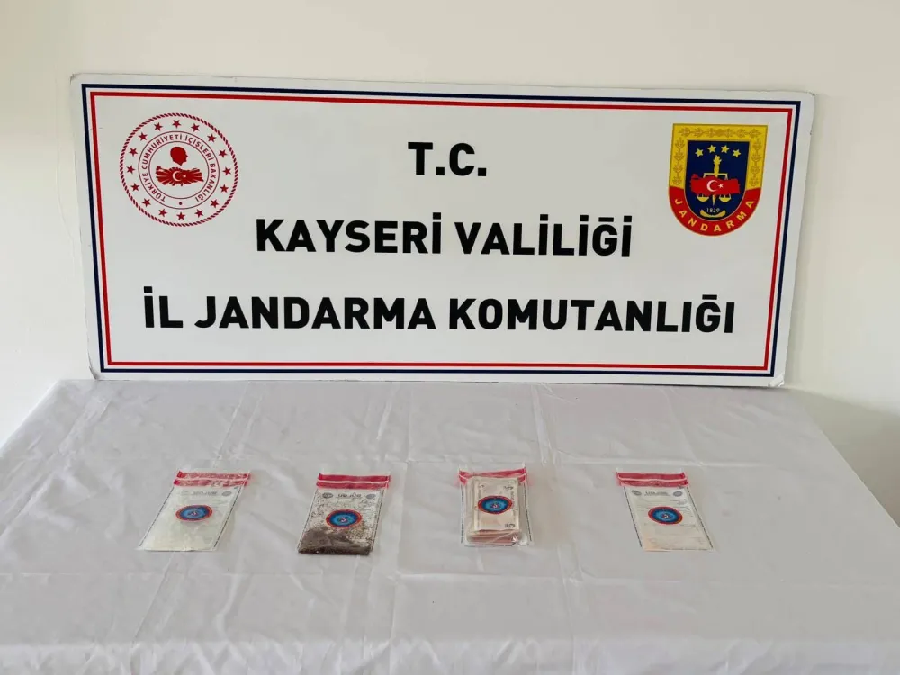 Kayseri'de 15,5 yıl hapisle aranan hükümlü uyuşturucu ile yakalandı 