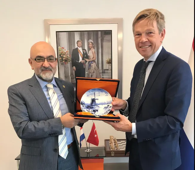 Dr. Murat Cahid Cıngı Hollanda Büyükelçisi Joep Wijnands’ı Ziyaret Etti