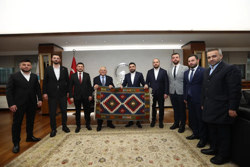 Başkan Büyükkılıç, TÜGVA Genel Başkanı Beşinci’yi ağırladı 