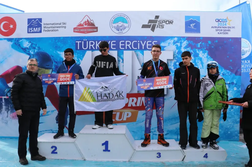 Erciyes'te Dağ Kayağı Türkiye Şampiyonası sona erdi