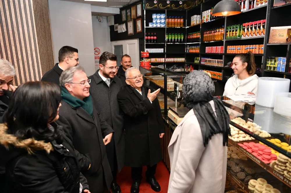 Başkan Büyükkılıç, Hacılar’da esnaf ile buluştu