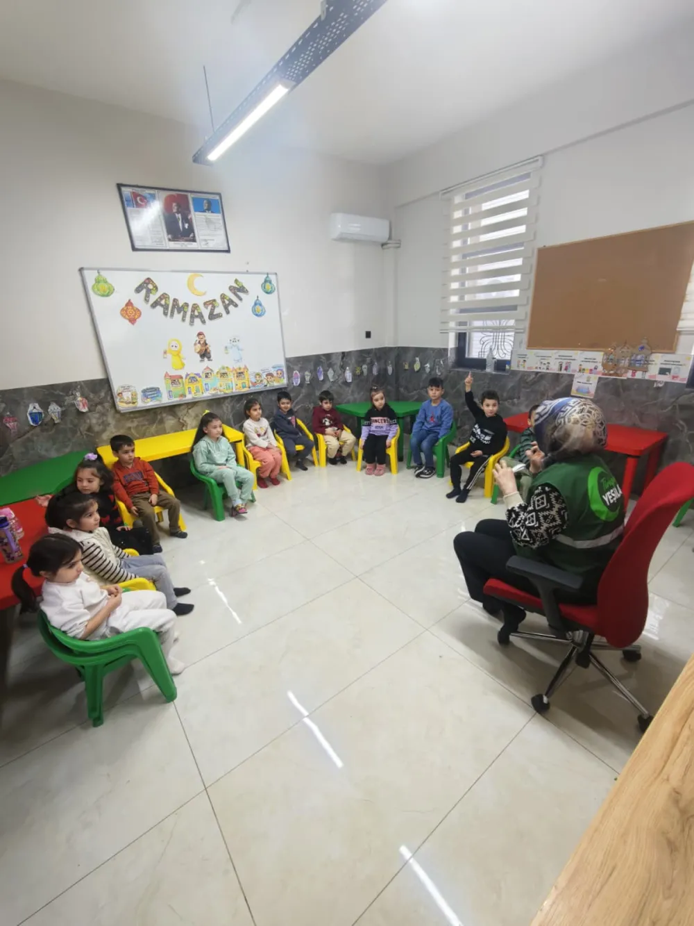 Kayseri’de 4–6 yaş Kur’an kurslarında sağlıklı yaşam etkinliği