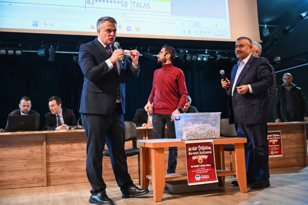 Büyükşehir’in “Arılar Çoğalsın, Bereket Katlansın” projesinde kura heyecanı 