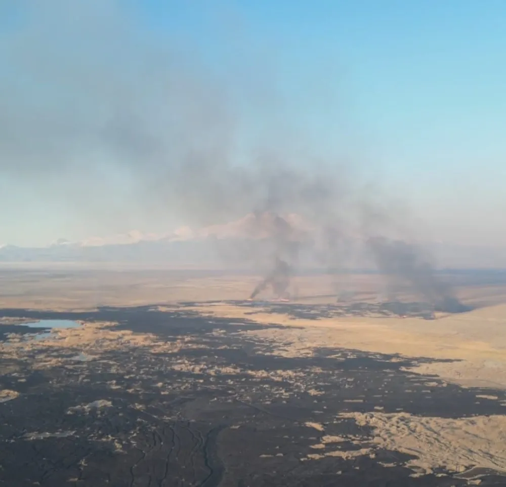 Sultan Sazlığı Milli Parkı’nda çıkan yangın 3 günde söndürüldü