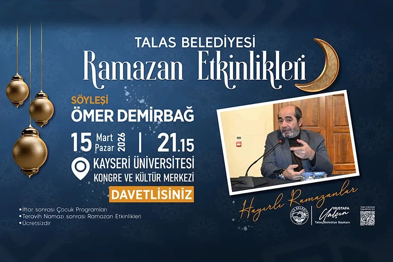 Talas’ta Ramazan ayı etkinlikleri sürüyor