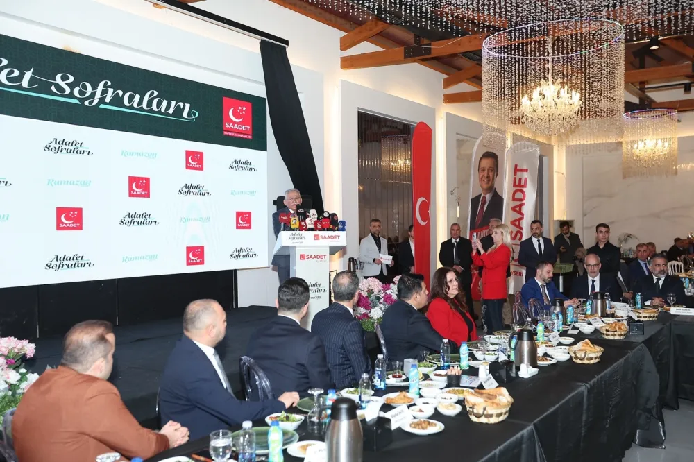 Saadet Partisi, siyasi partilerle ‘Adalet Sofraları’nda buluştu