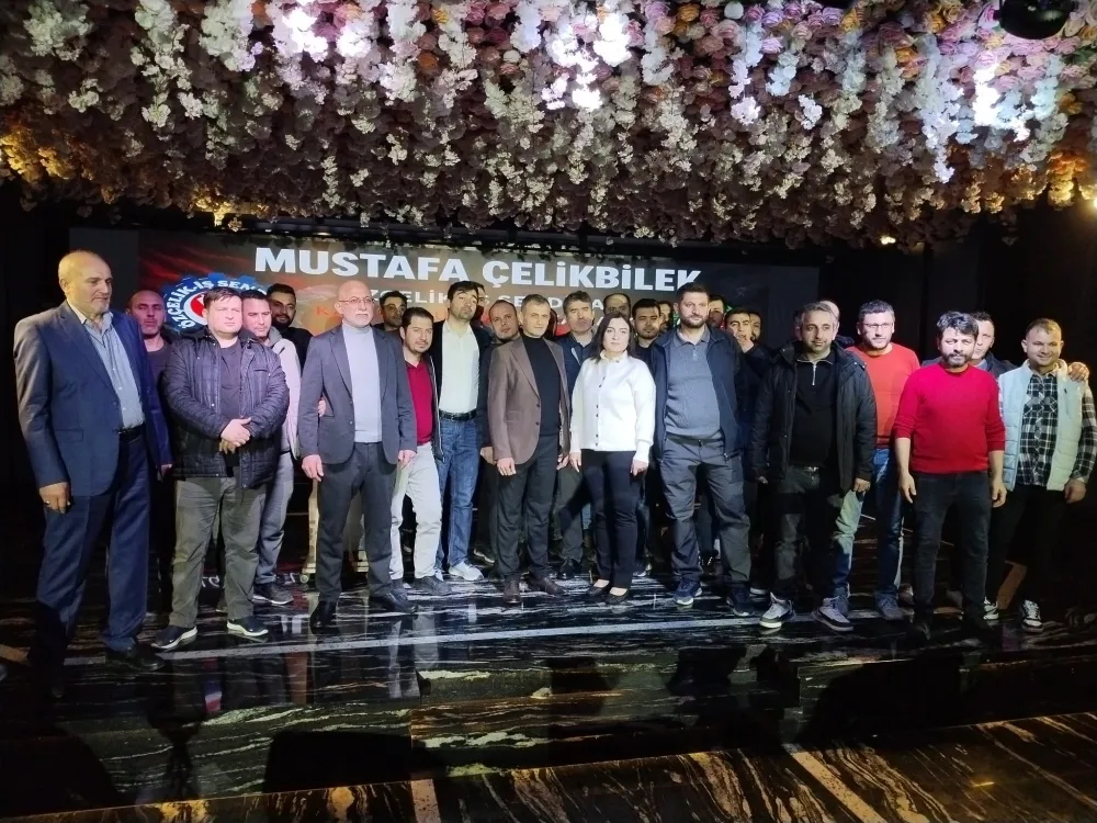 Özçelik-İş Sendikası Kayseri Şube Başkan adayı Çelikbilek, işçilerle iftarda buluştu