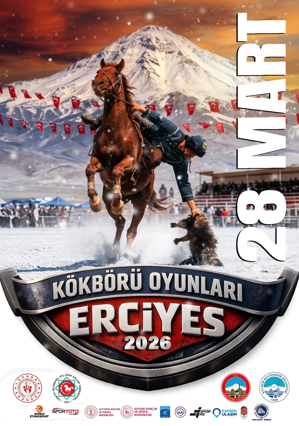 Büyükşehir’den Erciyes’te ‘Kökbörü Oyunları’ işbirliği 