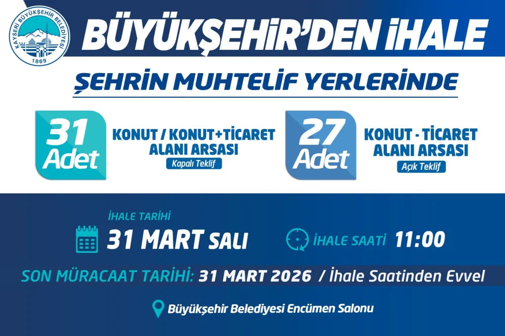 Büyükşehir'den ihale