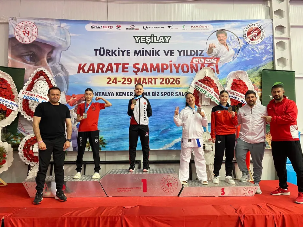 Kayserili sporcu İdil, karatede bronz madalya kazandı
